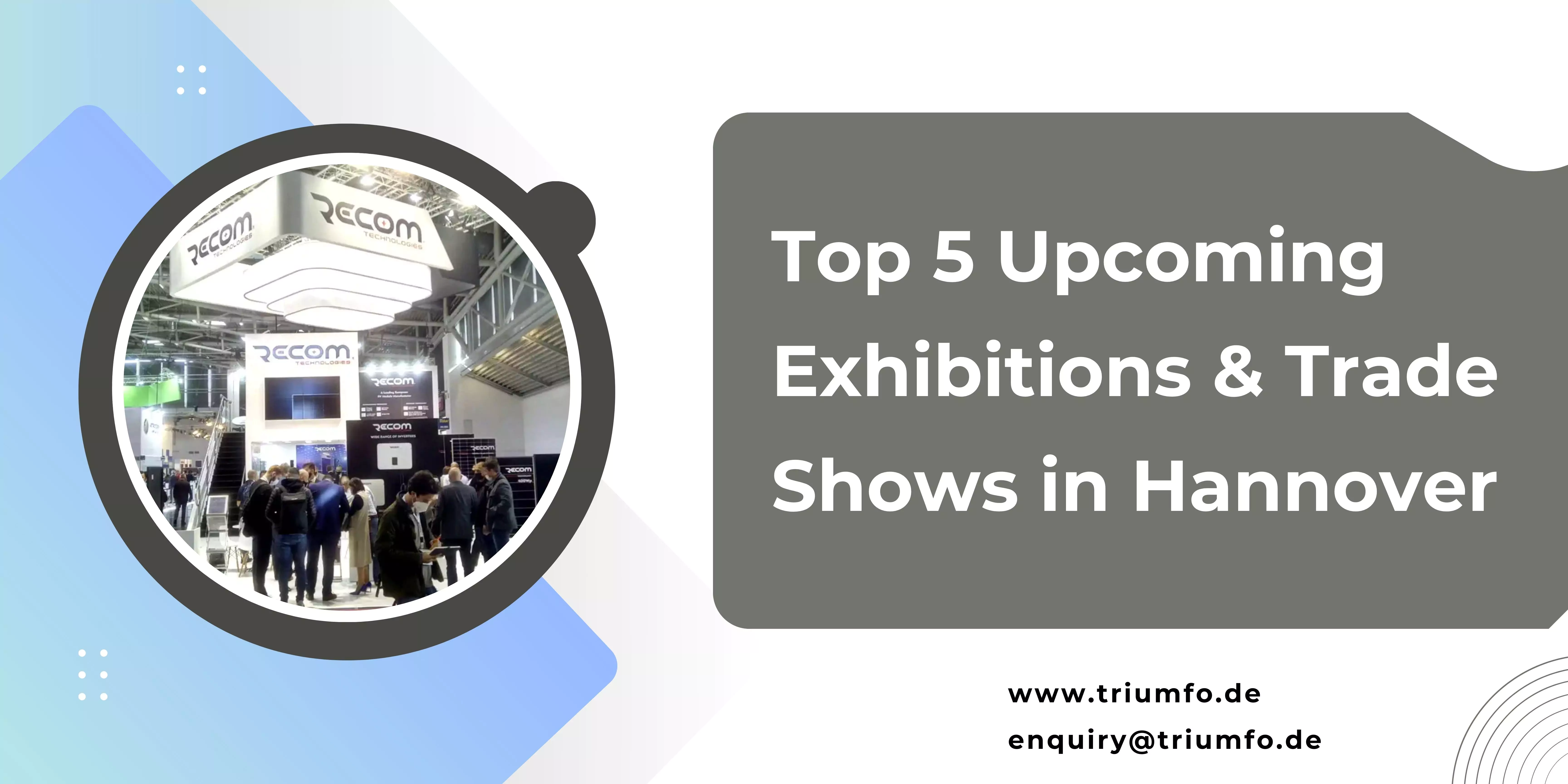 Top 5 der kommenden Ausstellungen und Messen in Hannover 2025