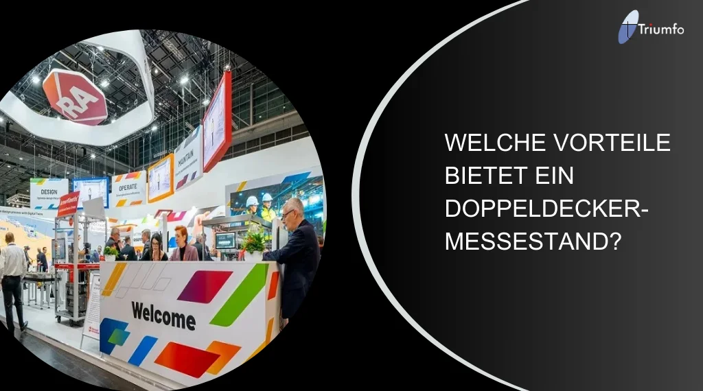 Doppeldecker-Messestand-Design