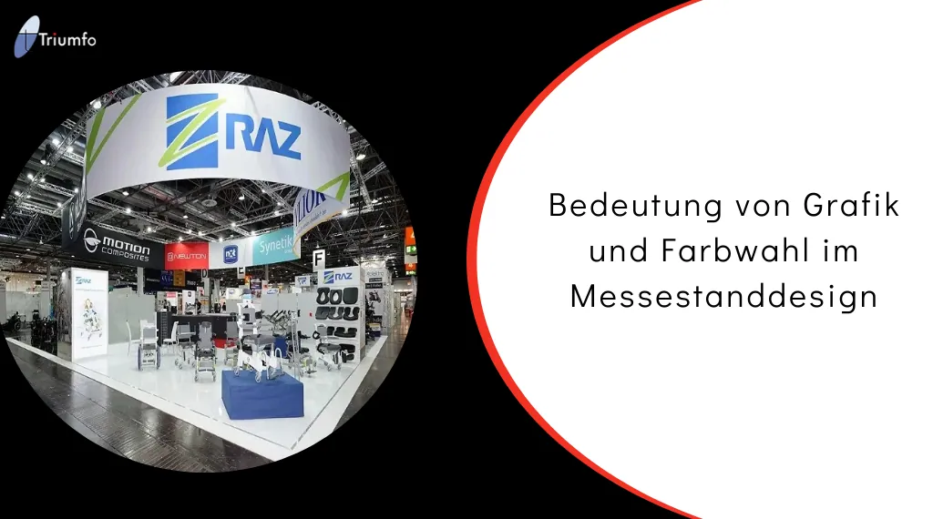 Bedeutung von Grafik und Farbwahl im Messestanddesign