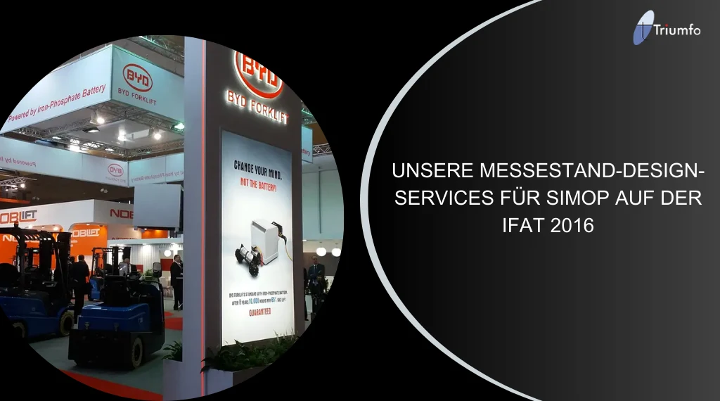 Unsere Messestand-Design-Services für SIMOP auf der IFAT 2016