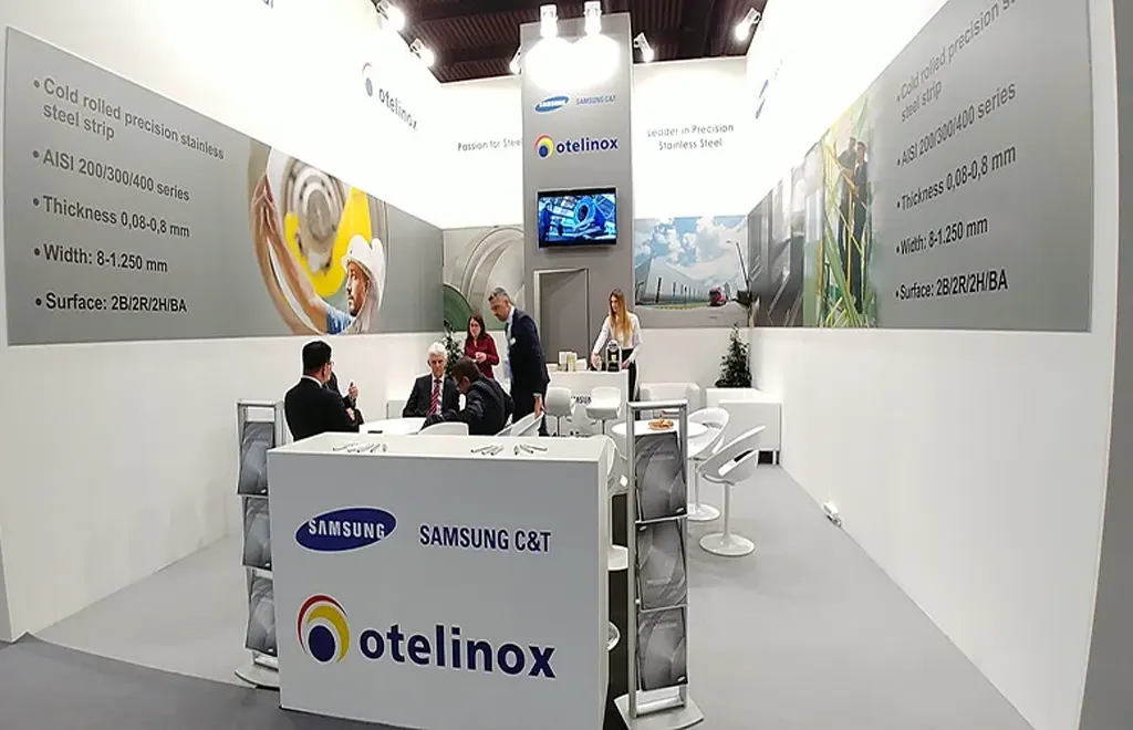 trade show booth design in milan