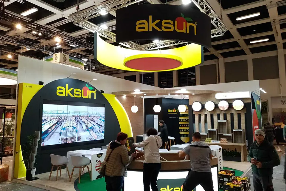 Exhibition Stand at FRUIT LOGISTICA 2026 in Berlin for AKSUN