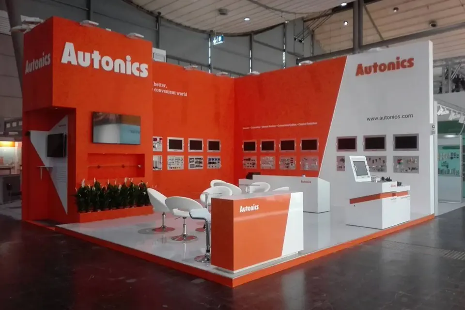 Exhibition Booth at CEMAT + HM 2025 in Hannover for Autonics