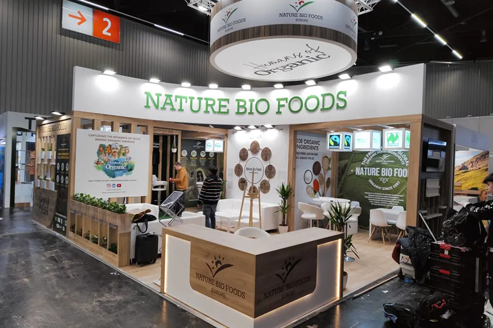 Exhibition Stand at BIOFACH 2026 in Nuremberg for Nature BIO Foods