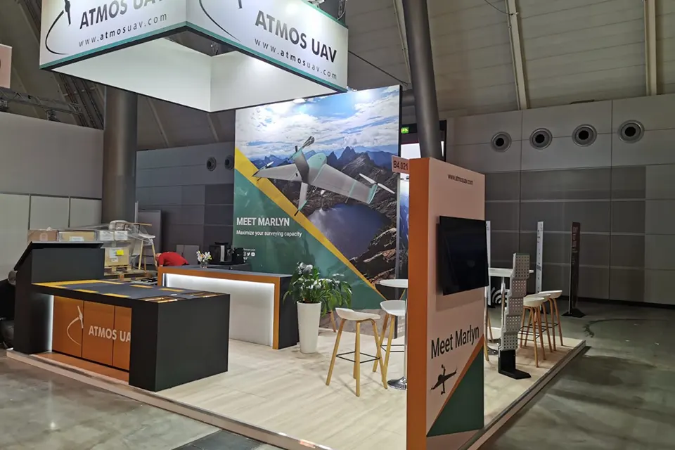 Exhibition Booth at INTERGEO 2024 in Stuttgart for ATMOS UAV