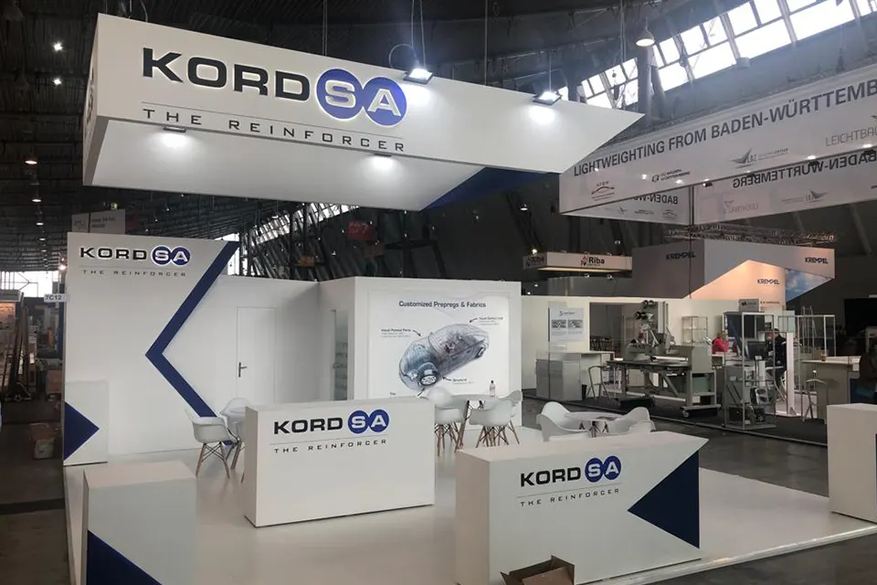 Exhibition Stand at COMPOSITE EUROPE 2019 in Stuttgart for KORDSA