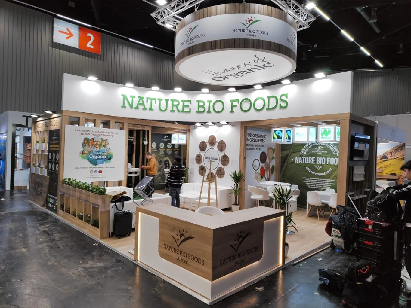 Our Client Nature Bio Foods - Exhibition Stand at Biofach 2022 @frankfurt